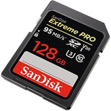 SanDisk Extreme Pro 128GB SD UHS-I U3 4K Video SD Card