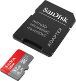 SanDisk Ultra 32GB UHS-I U1 Full HD Video microSD Card w/ SD Adapter