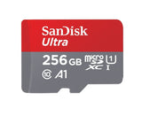 SanDisk Ultra 256GB UHS-I U1 Full HD Video microSD Card w/ SD Adapter