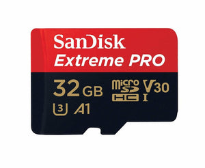 SanDisk Extreme Pro 32GB UHS-I U3 4K Video microSD Card w/ SD Adapter