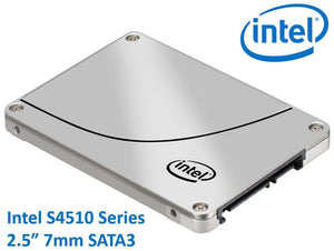 Intel DC S4510 2.5" 480GB SSD SATA3 6Gbps 3D2 TCL 7mm 560R/490R MB/s 95K/18K IOPS 2xDWPD 2 Mil Hrs MTBF Data Center Server 5yrs Wty ~HBI-S4500-480GB
