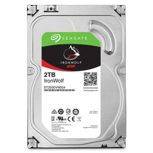 Seagate 2TB IronWolf NAS 3.5" 5900RPM SATA3 6Gb/s 64MB HDD. 3 Years Warranty