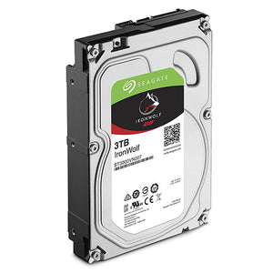 Seagate 3TB IronWolf NAS 3.5" 5900RPM SATA3 6Gb/s 64MB HDD. 3 Years Warranty
