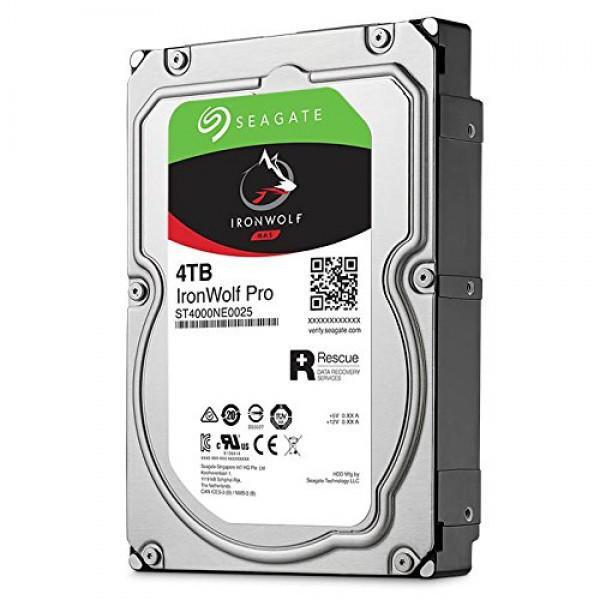 Seagate 4TB 3.5-inch IronWolf Pro NAS SATA3 NAS 24x7 Performance