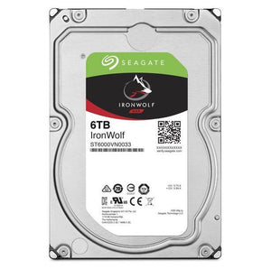 Seagate 6TB IronWolf NAS 3.5" 5900 RPM 256MB Cache SATA 6.0Gb/s 3.5" HDD ST6000VN0033
