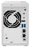 QNAP TS-251A-2G NAS Server, 2 bays, SATA 6Gb/s, RAID 0, 1, JBOD, GbE, iSCSI
