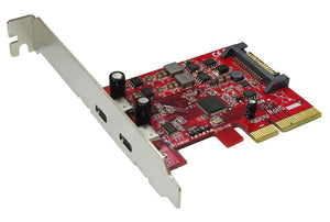 Lycom PCIe to USB 3.1 2 Port (2x USB-C) Expansion Card