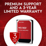 WD Red 2TB 5400RPM 256MB Cache SATA 6.0Gb/s 3.5" NAS Internal Hard Drive