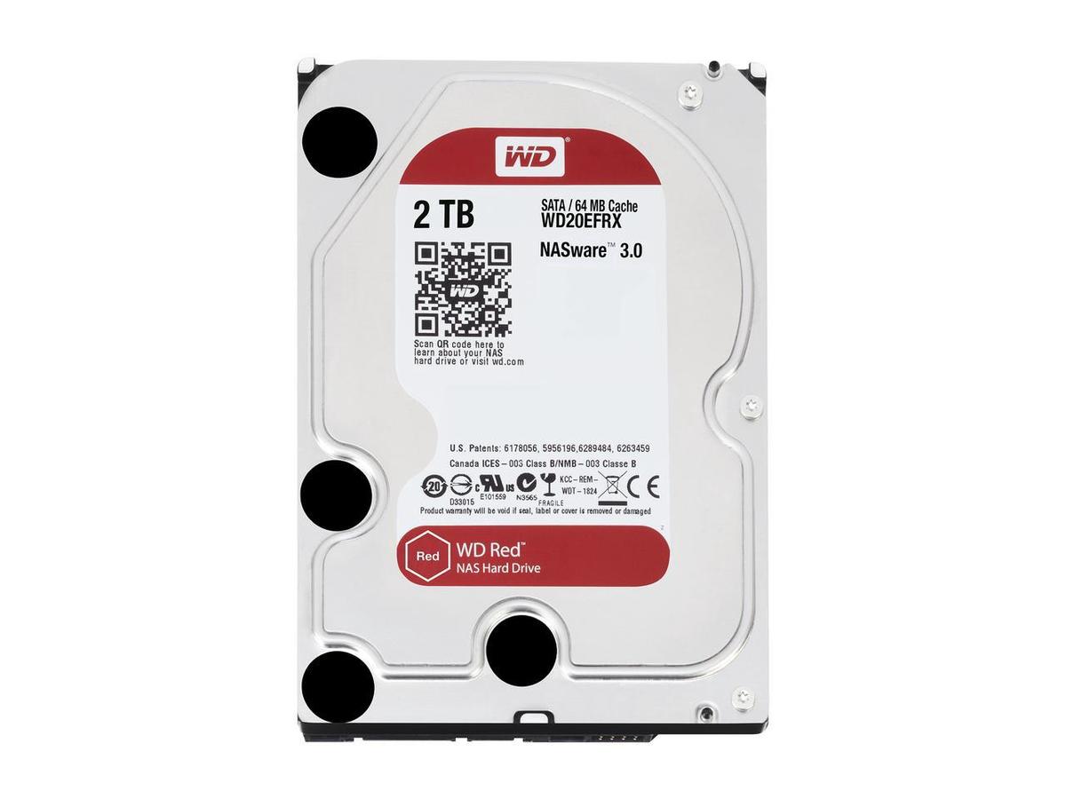 WD Red 2TB 5400RPM 64MB Cache SATA 6.0Gb/s 3.5-inch NAS Internal