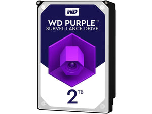 WD Purple 2TB 5400RPM 64MB Cache SATA 6.0Gb/s 3.5" Surveillance Internal Hard Drive