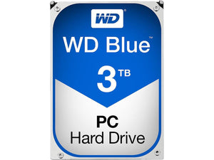 WD Blue 3TB 5400RPM 64MB Cache SATA 6.0Gb/s 3.5" Desktop Internal Hard Drive