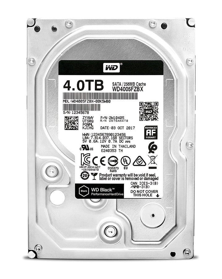 Raid 7200 Rpm Hdd Speed WD Black 4TB 7200RPM 128MB Cache SATA Desktop