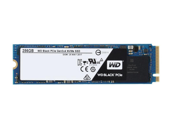 WD Black 256GB NVMe M.2 PCIe 3.0 x4 80mm (2280) Internal SSD