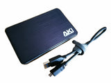AKY Black USB 3.0 External Drive Case for 2.5 inch SSD or Hard Drive