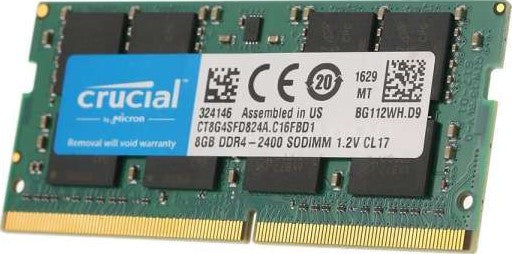 Crucial 8GB DDR4-2400 SODIMM –