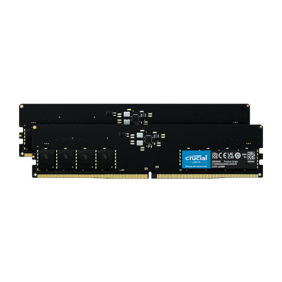 Crucial 32GB (2x 16GB) DDR5-4800 PC5-38400 288-pin UDIMM RAM Kit