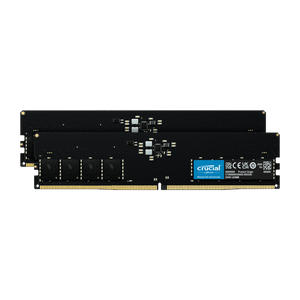 Crucial 64GB (2x 32GB) DDR5-5600 PC5-44800 288-pin UDIMM RAM Kit