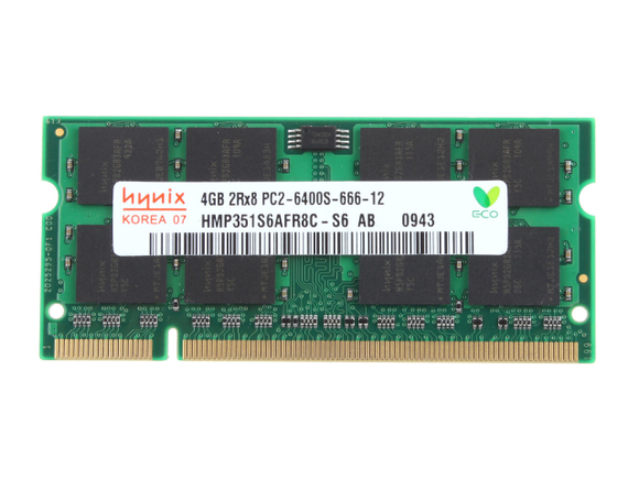 Hynix 4GB (1x 4GB) DDR2-800 PC2-6400 DR x8 200-pin SODIMM RAM Module